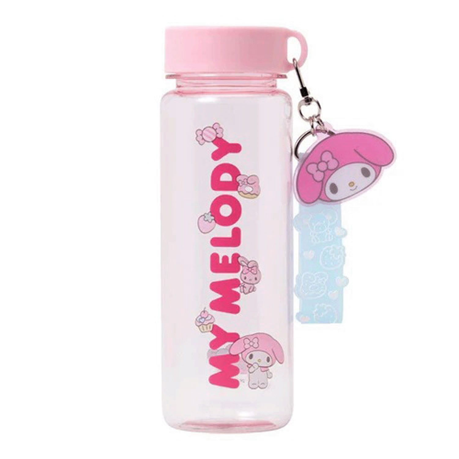 サンリオ マイメロディ ストラップ付きクリアボトル