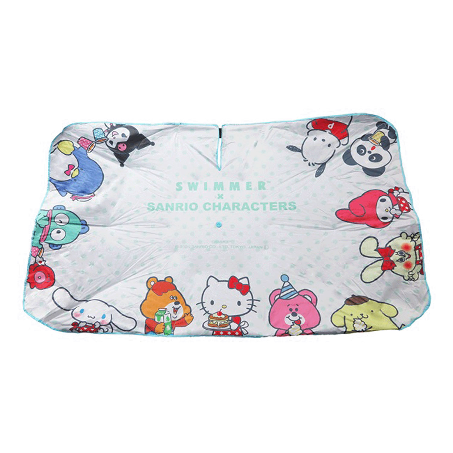 サンリオ SWIMMER×SANRIO 3WAYカーシェード ブルー