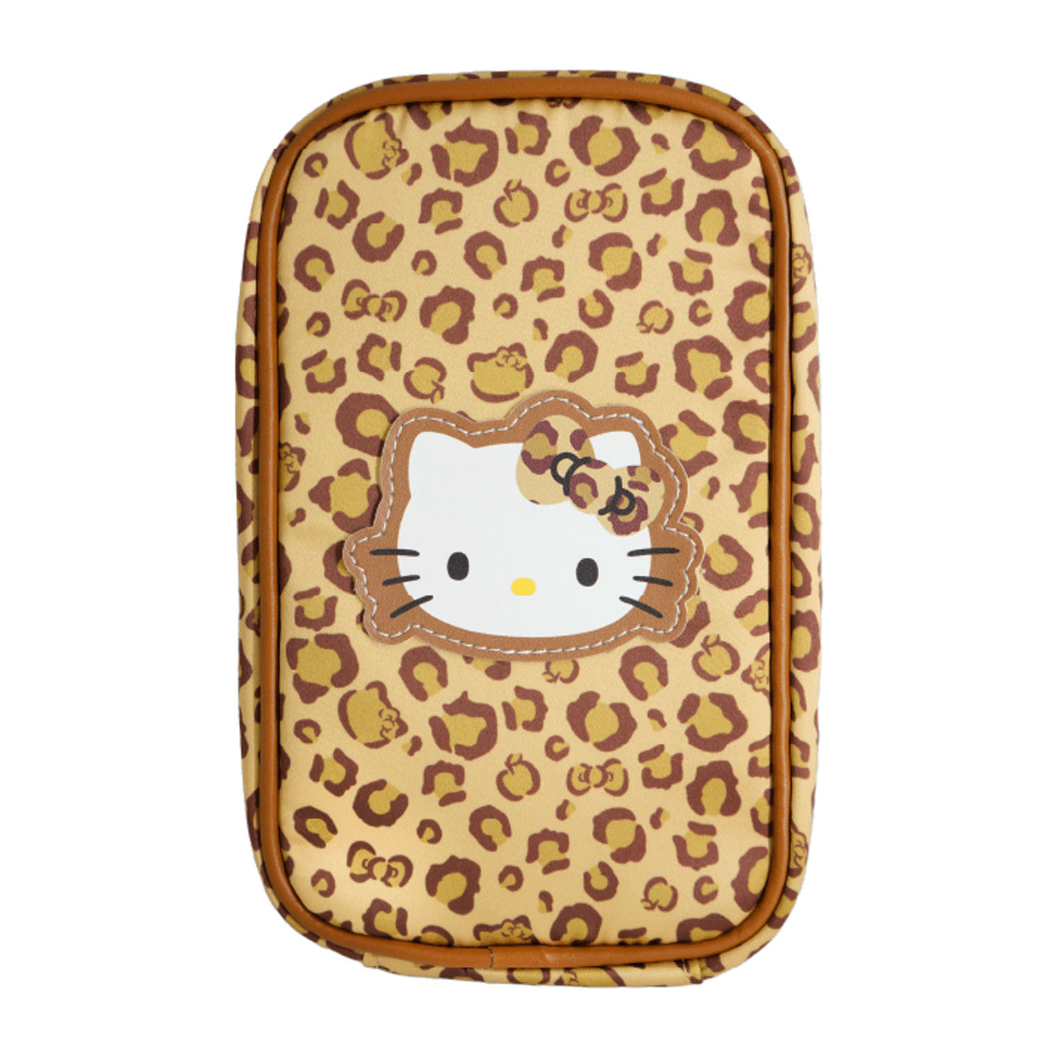 サンリオ ハローキティ ヒョウ柄 スタンドメイクポーチ