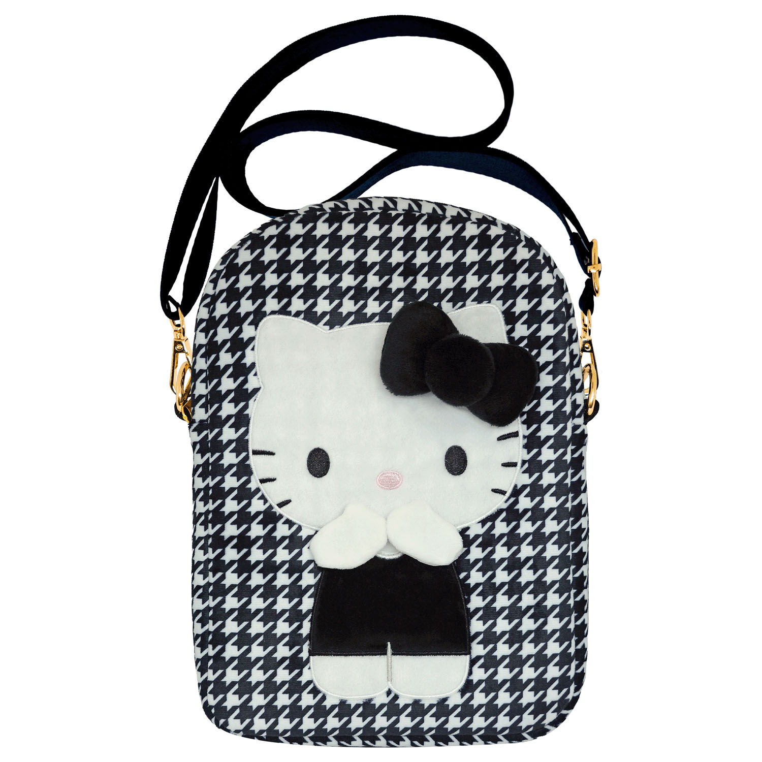 サンリオ ぬいぐるみポシェット ハローキティ モノクロポシェット