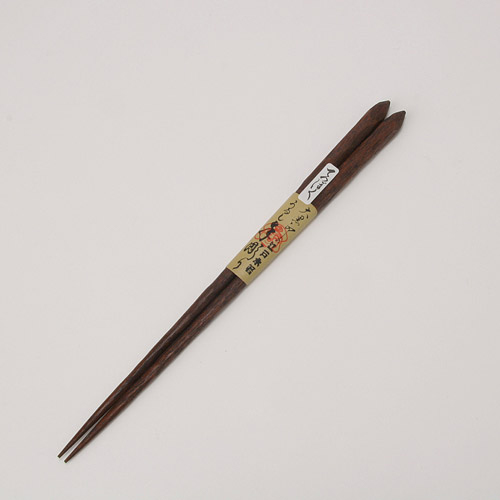 江戸木箸 うるし手彫てつぼく