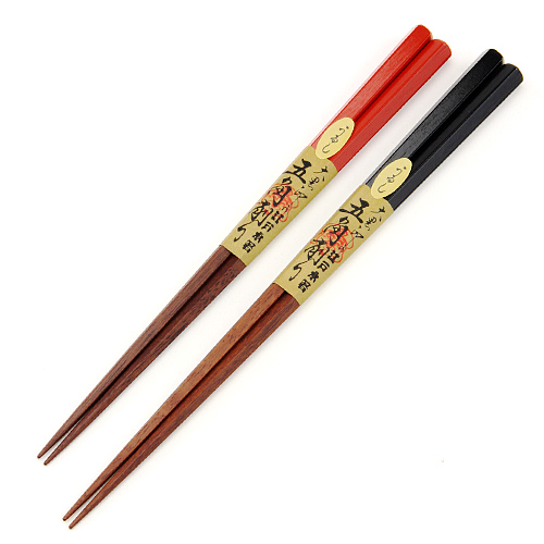 江戸木箸 五角上塗り