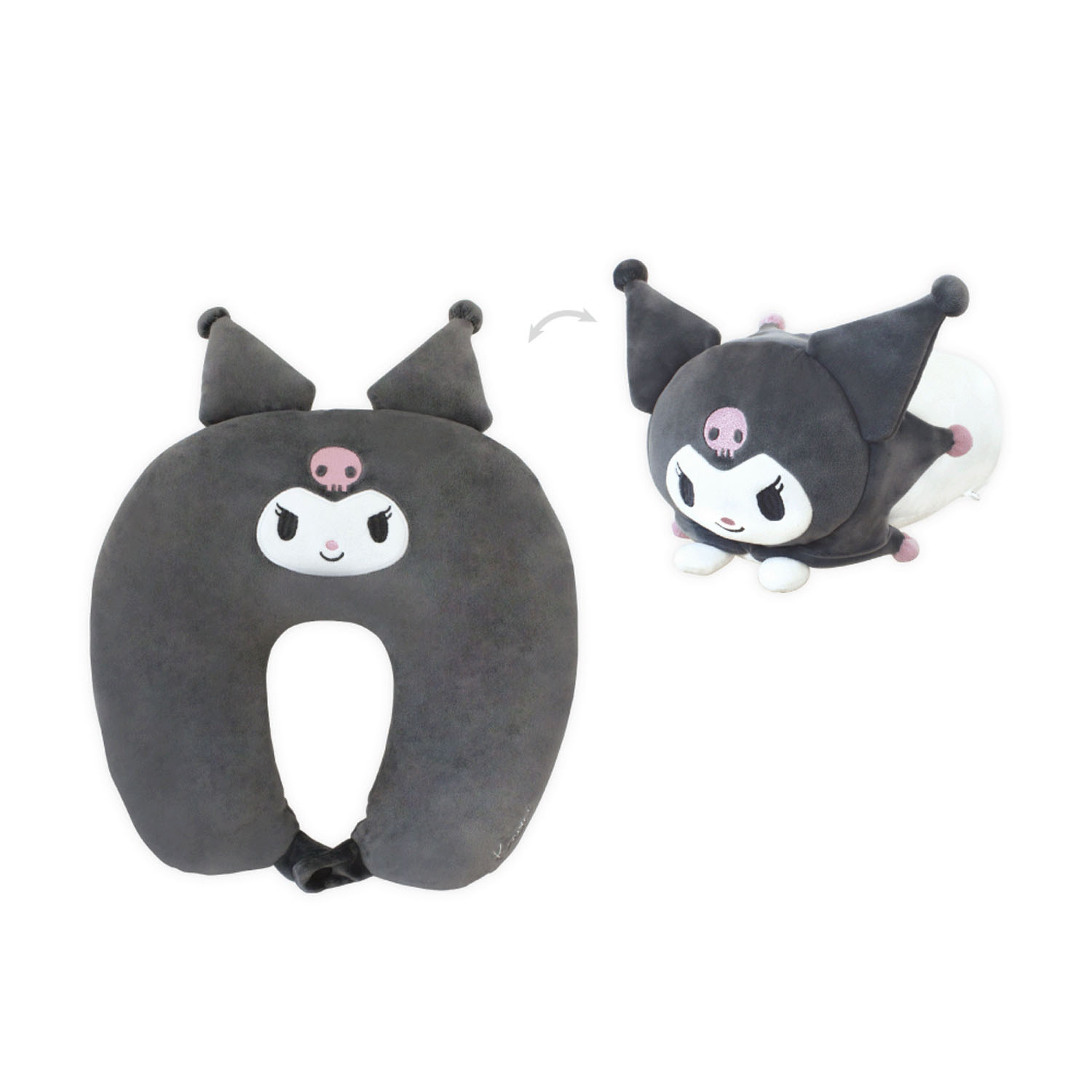 サンリオ おでかけ2wayネックピロー クロミ