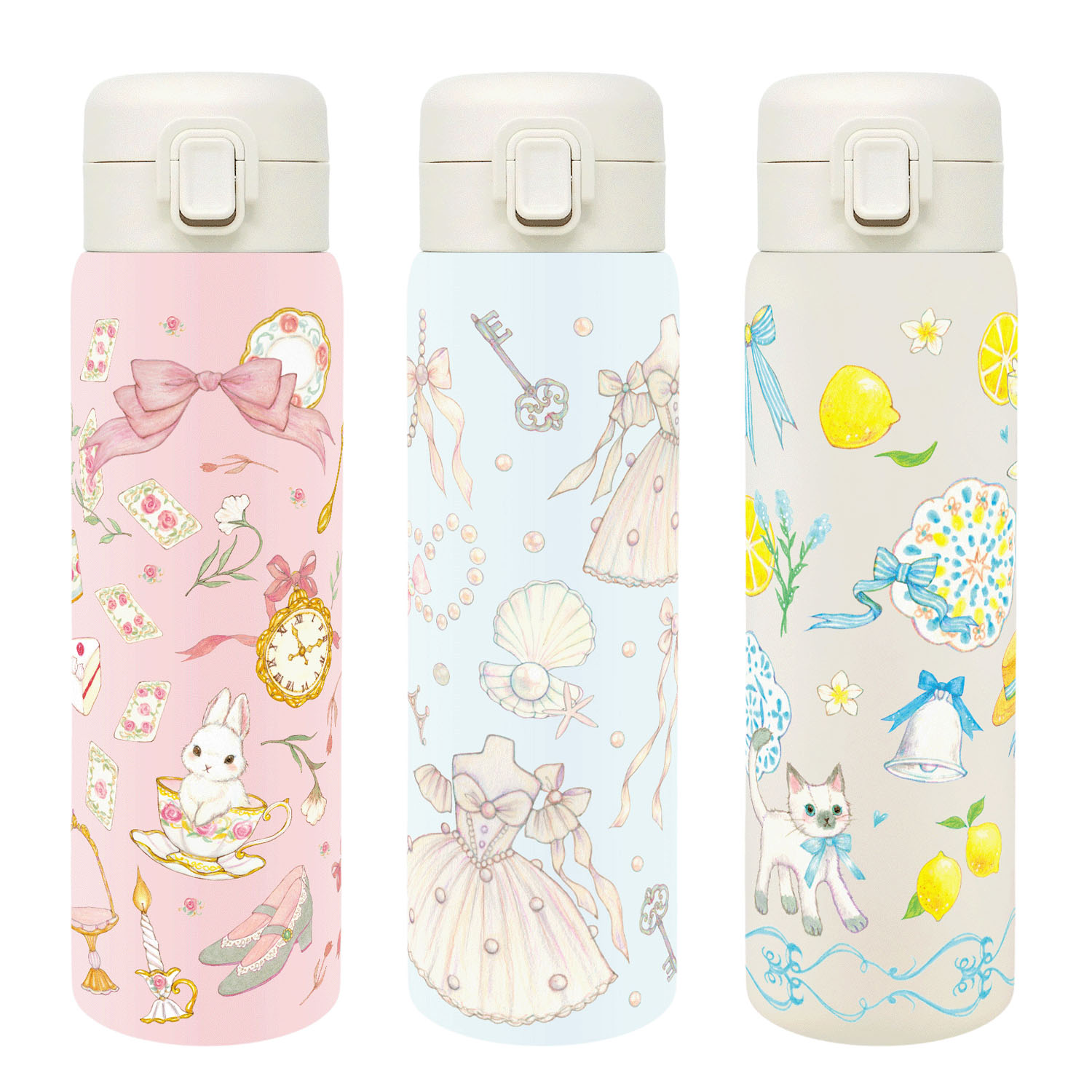 たけいみき ステンレスワンプッシュボトル480ml