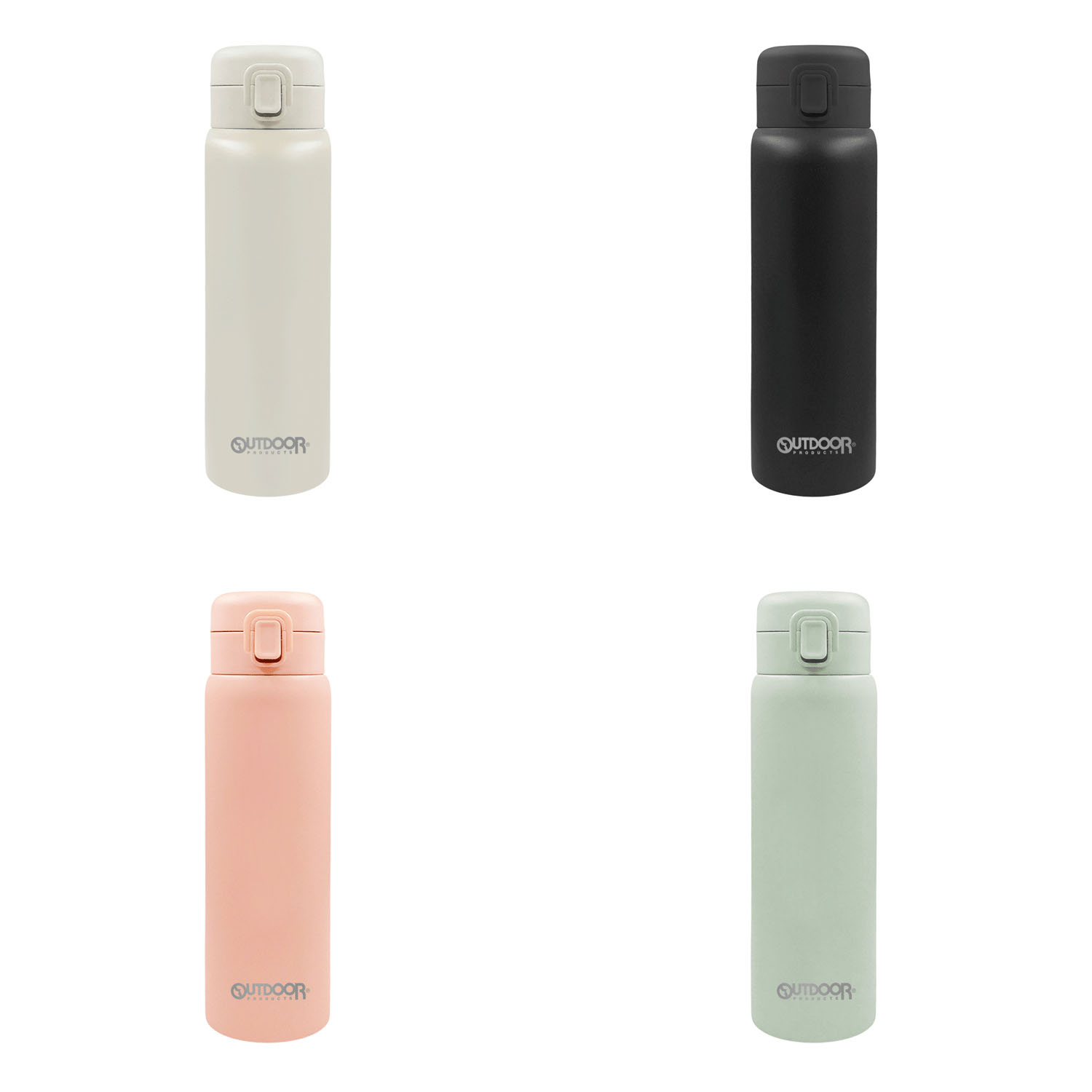 【OUTDOOR】ステンレス ワンプッシュボトル 480ml