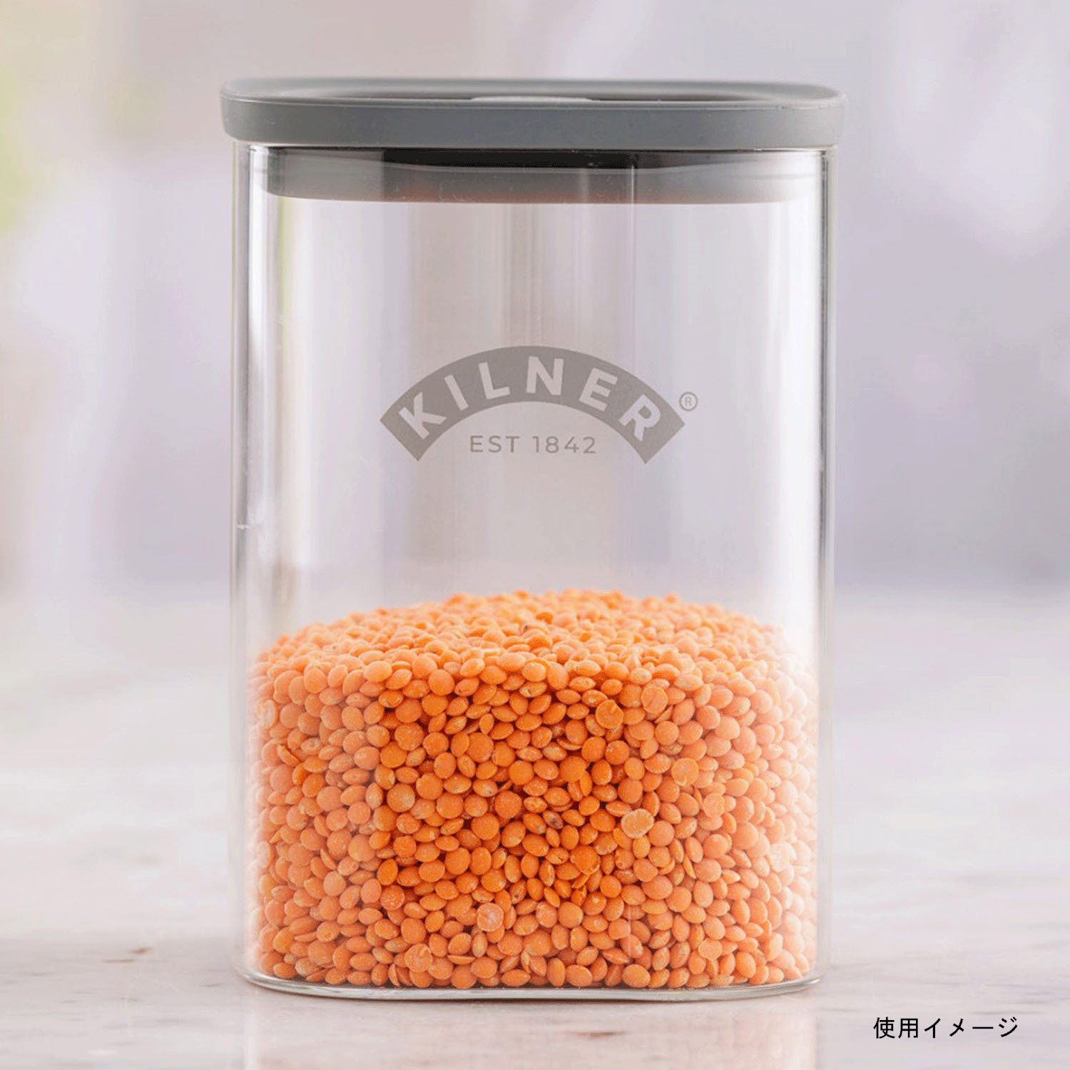 kilner（キルナー）  スクエアジャー 1L