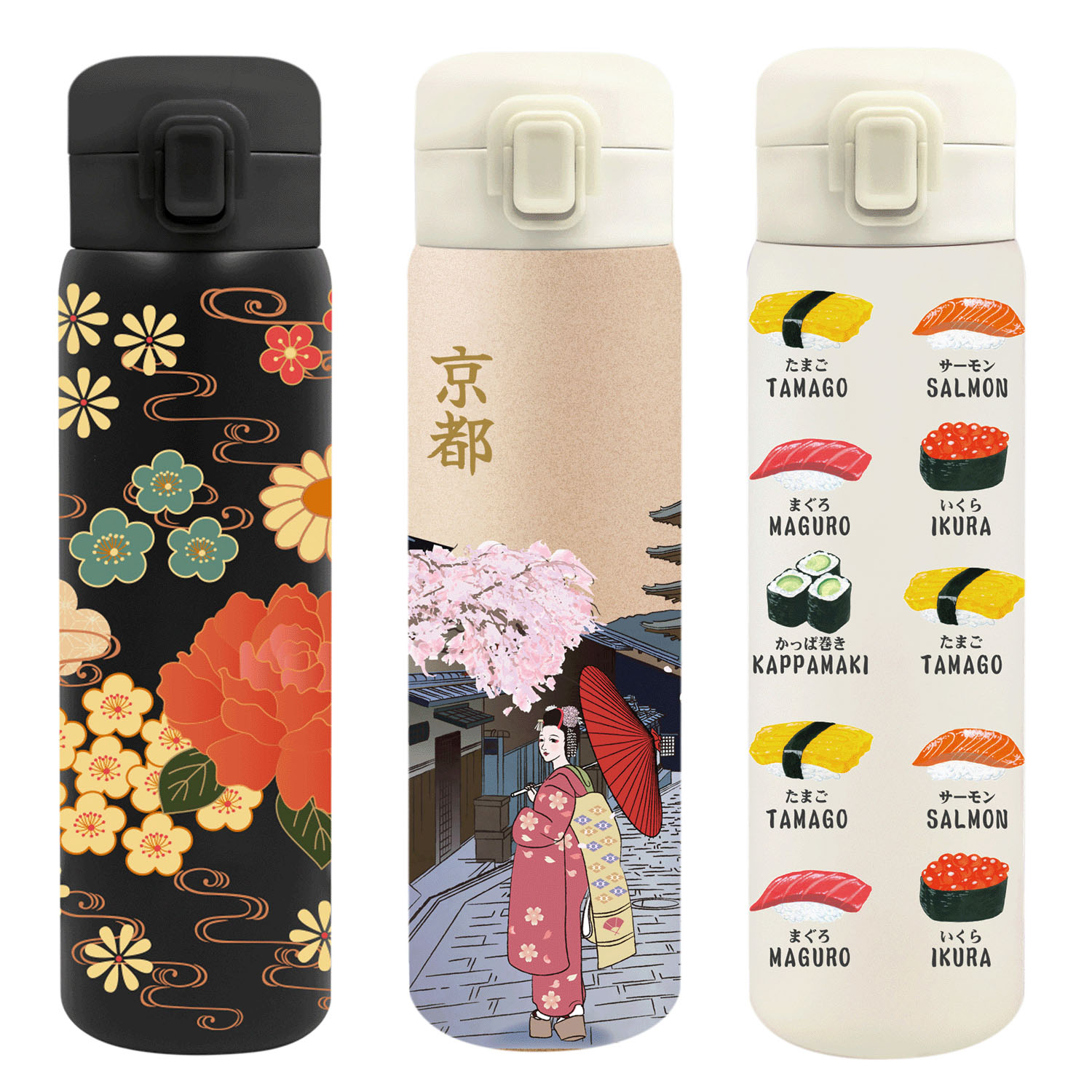 和宝堂 ステンレスワンプッシュボトル 480ml