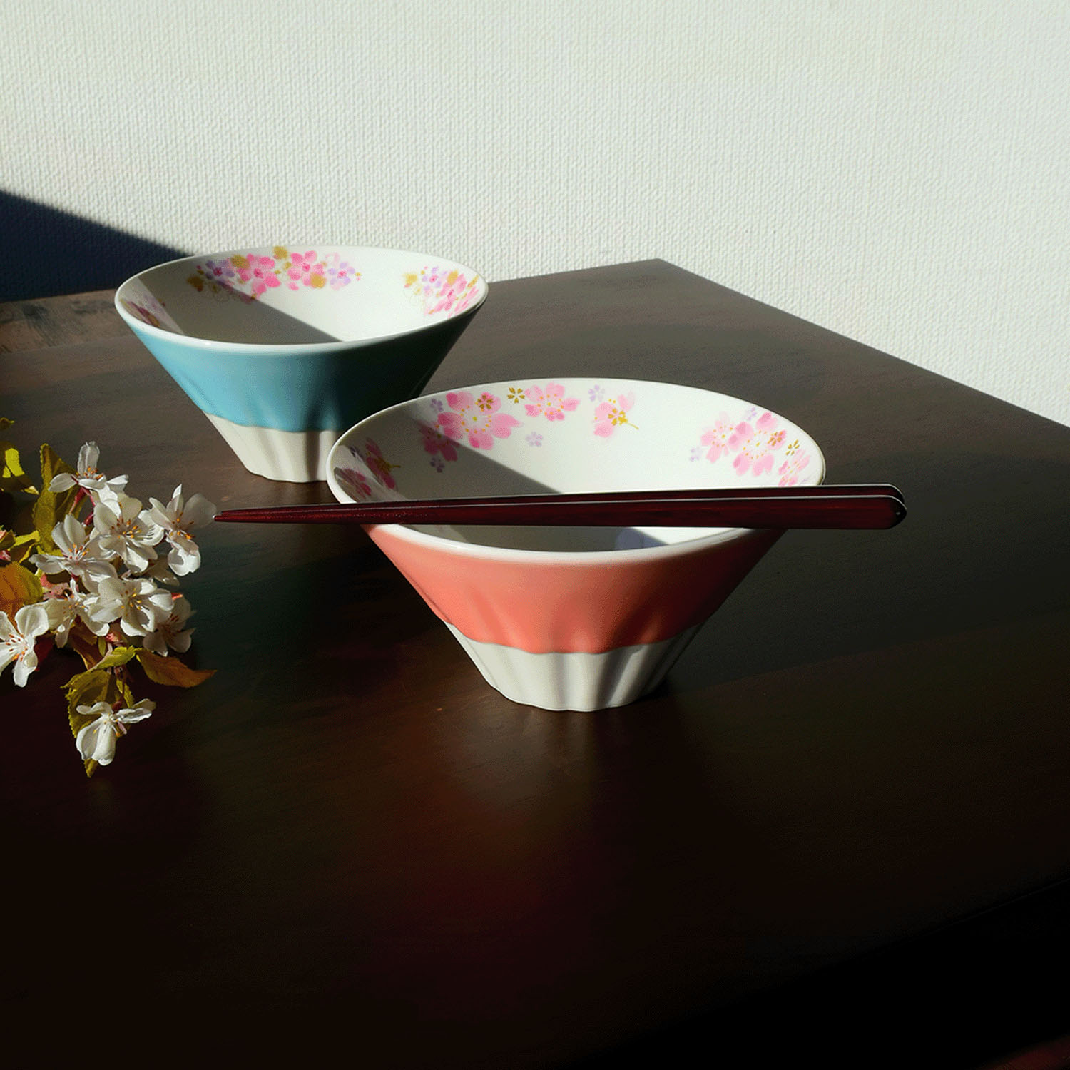桜咲く 富士山麺鉢