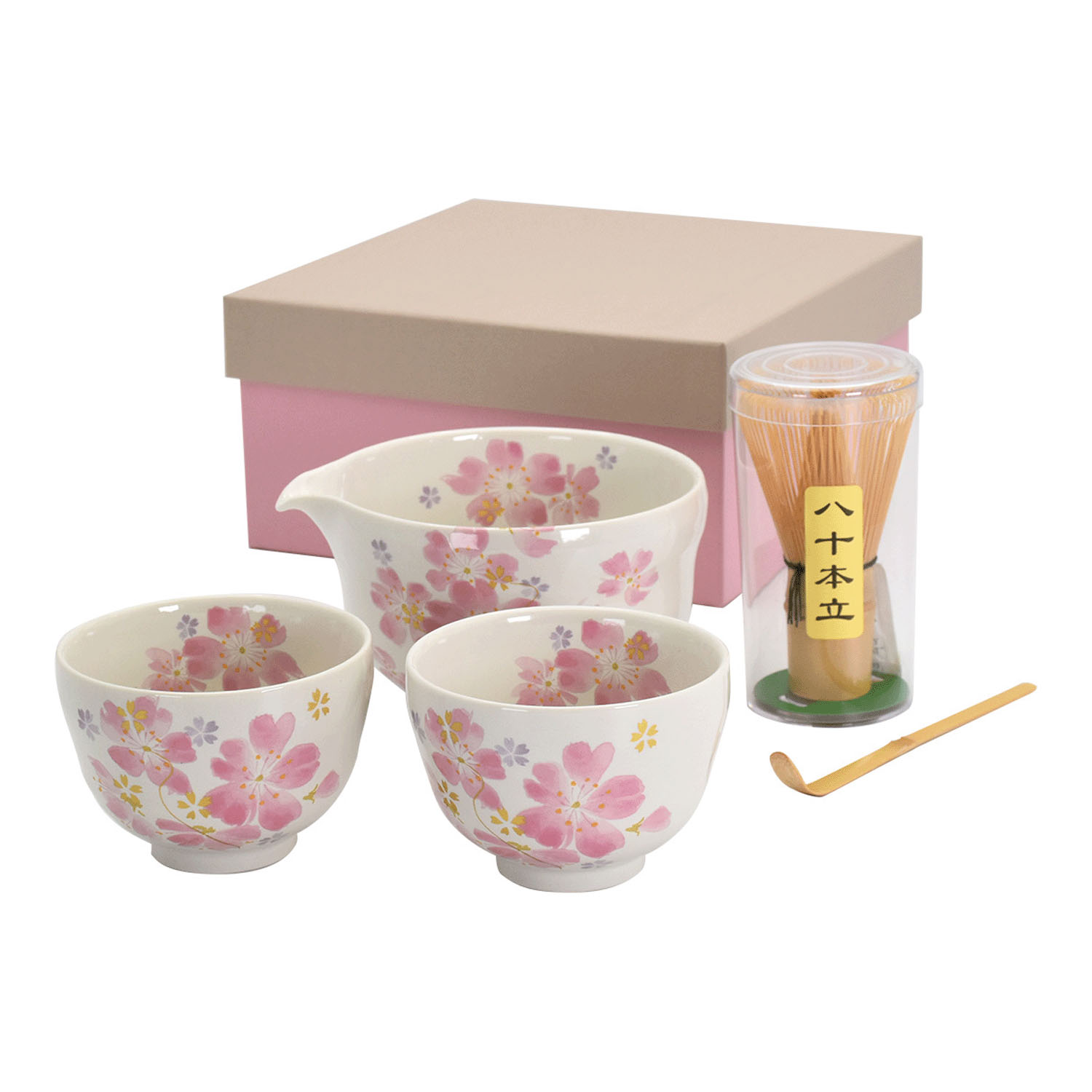 片口抹茶セット 華まつり