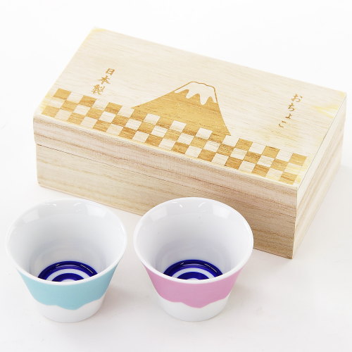 富士山ペアちょこ  ピンク／ブルー