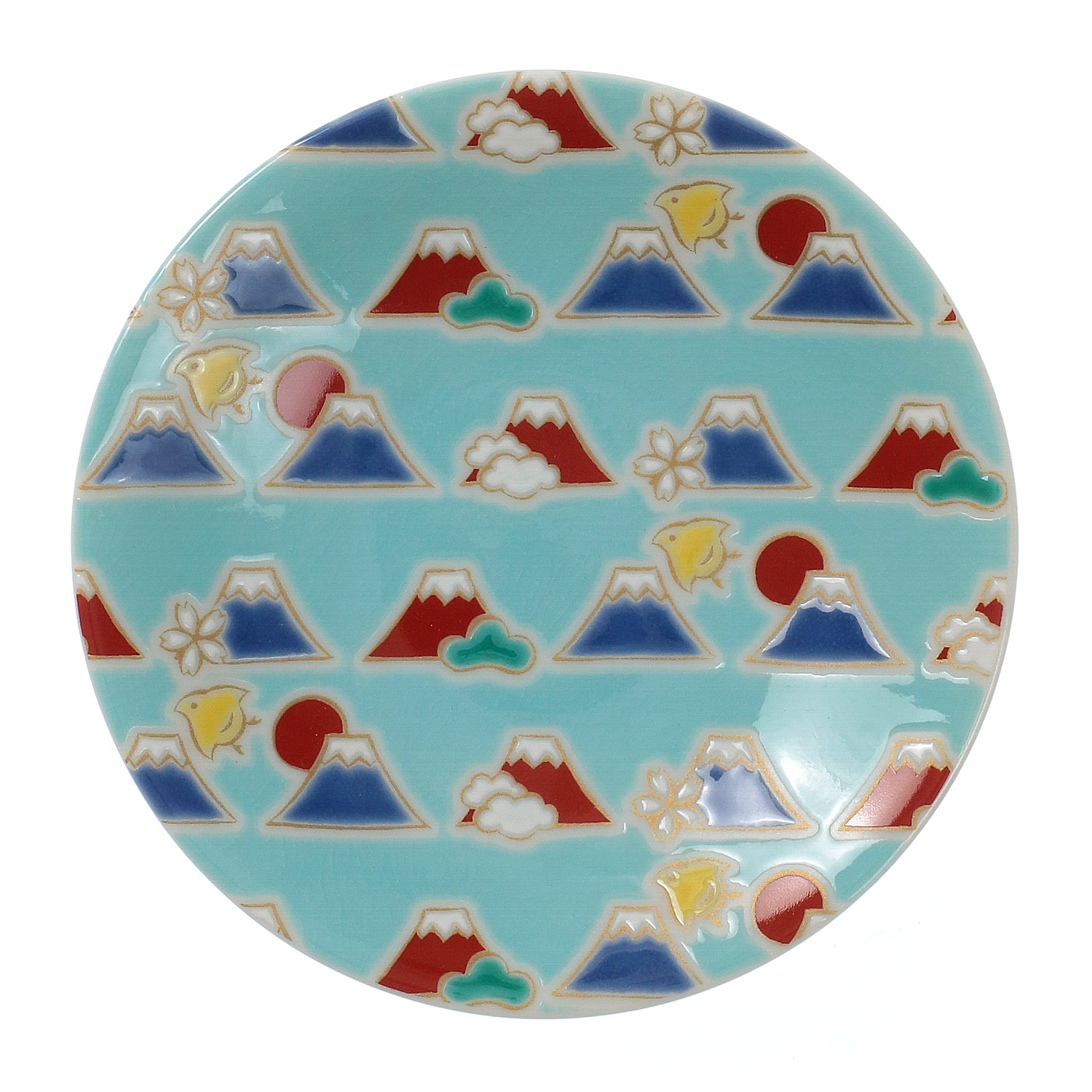 縁起小皿 富士山