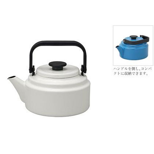 【次回納期未定】野田琺瑯 アムケトル 2L ホワイト