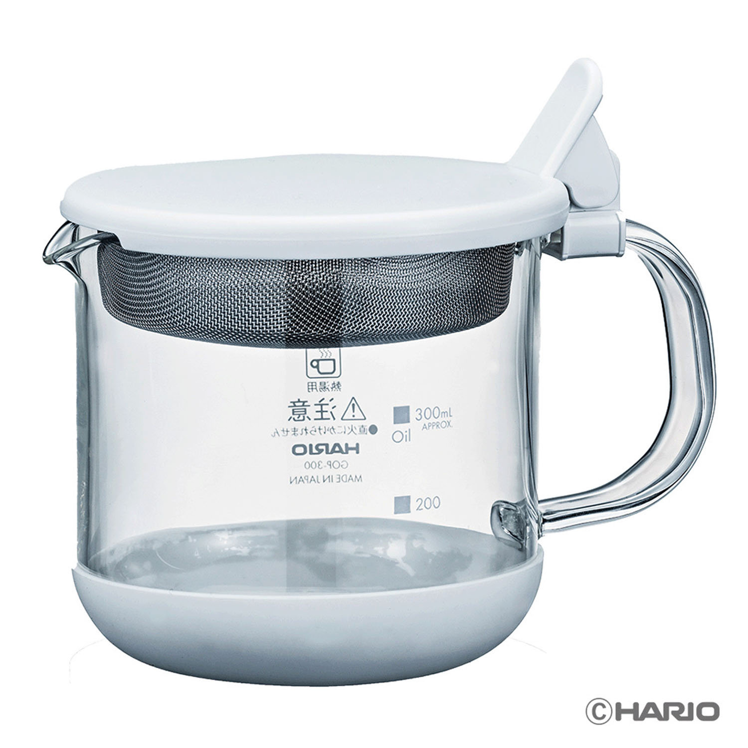 HARIOガラスのコンパクトオイルポット