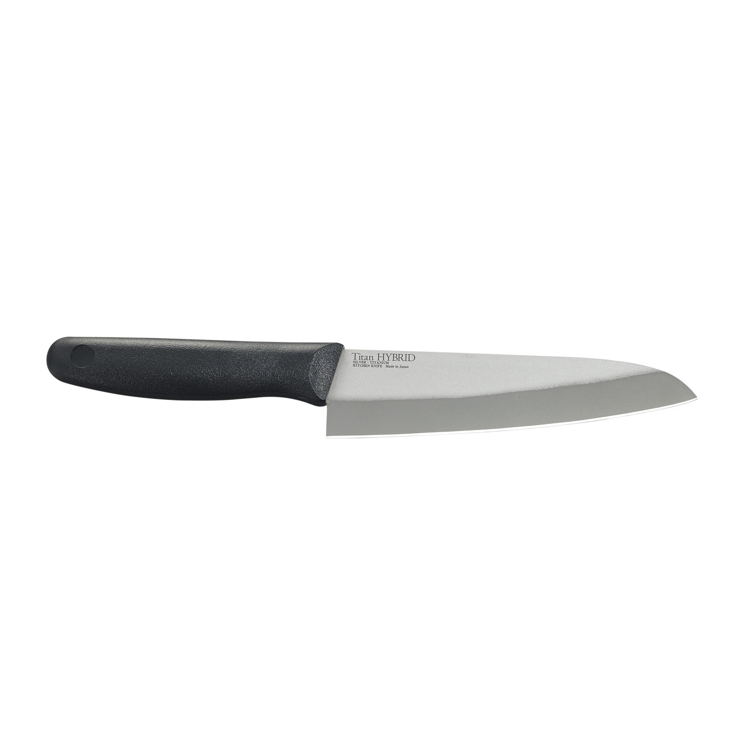銀チタン三徳包丁 両刃 刃渡り16cm