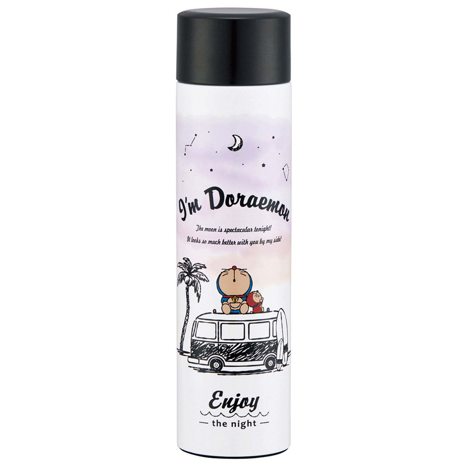 水筒プチサイズ160ml ステンレスマグボトル ロングタイプ ドラえもん Moonlit night