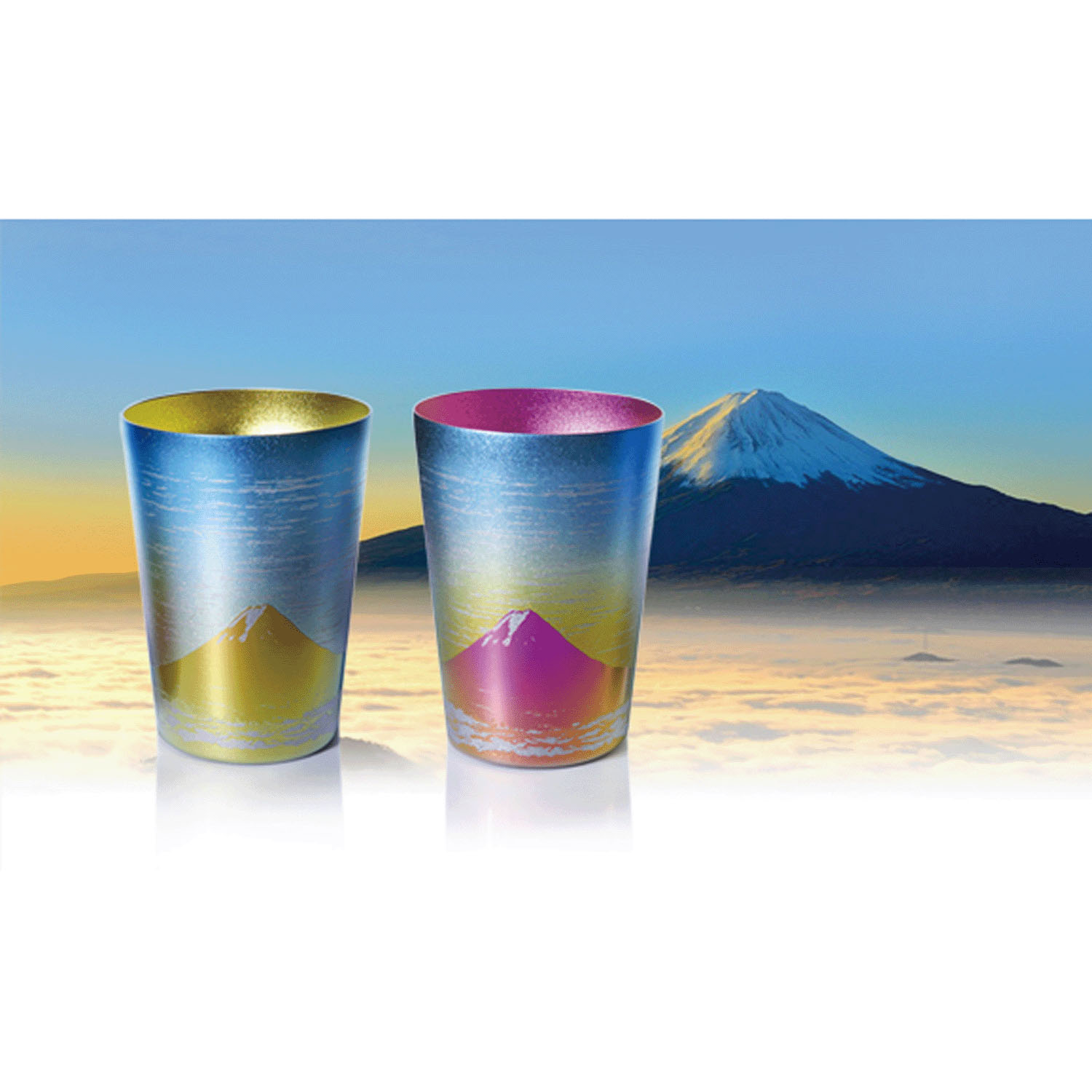 チタンタンブラー富士