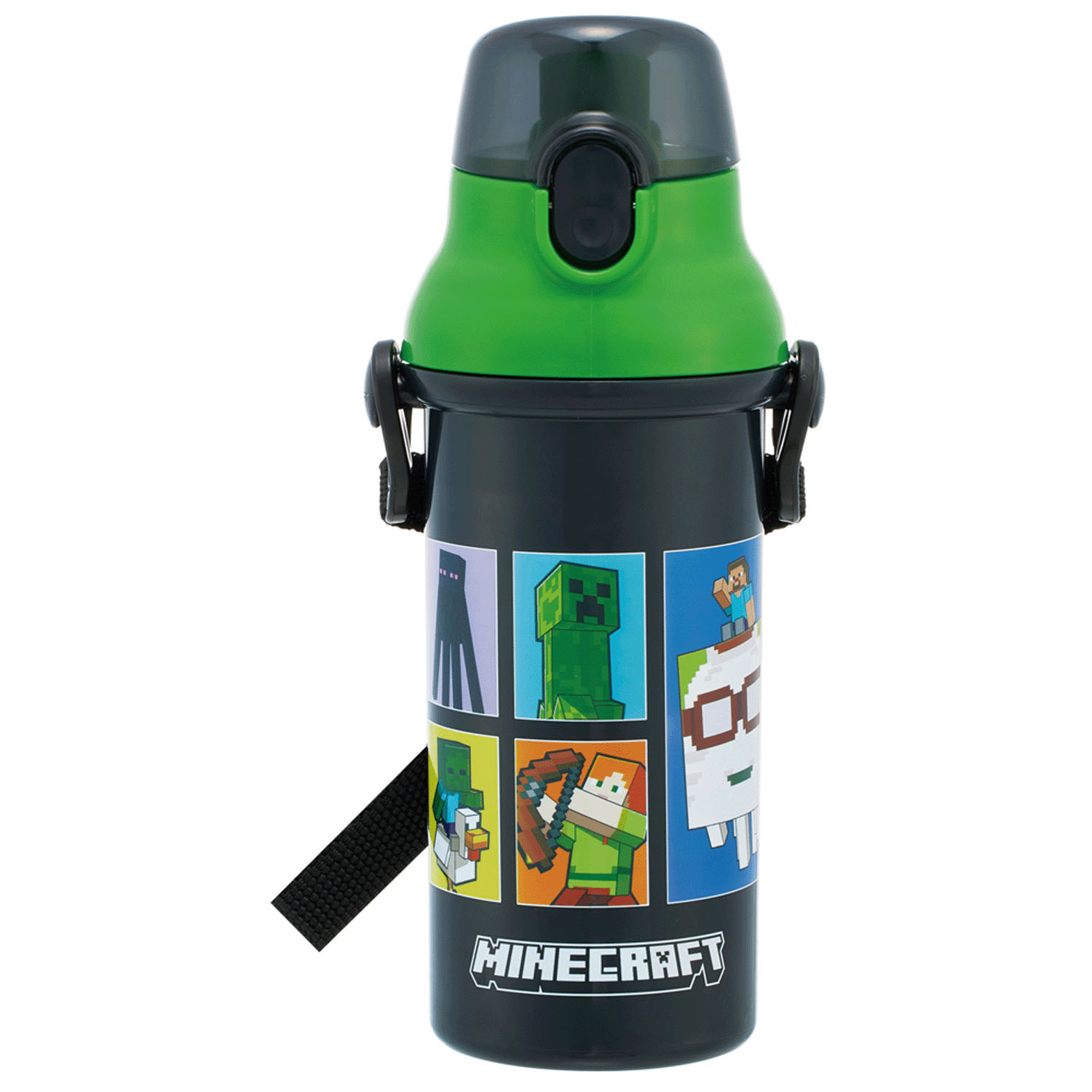 直飲みワンタッチプラスチックボトル 480ml マインクラフト26