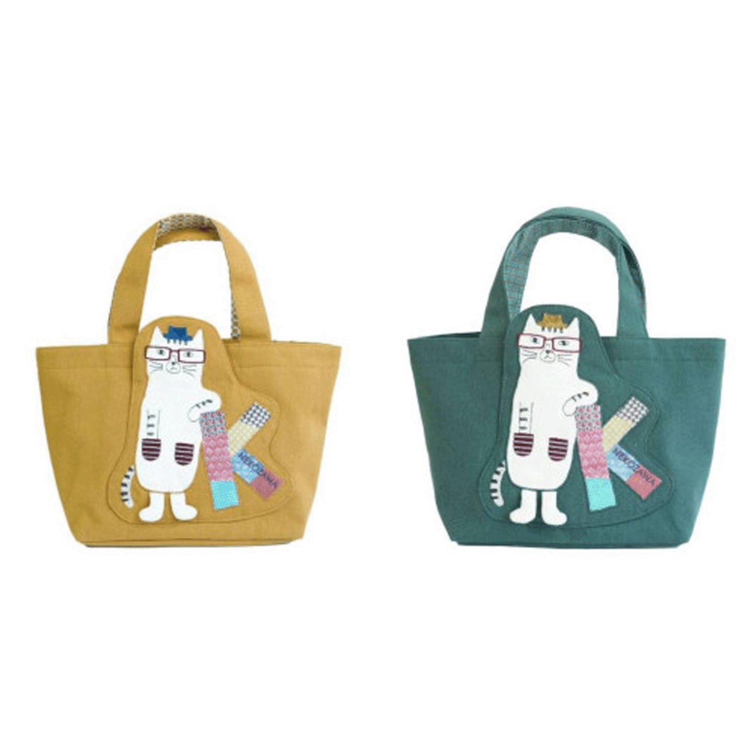 ハミポケバッグ  アルファベット ネコまるけ