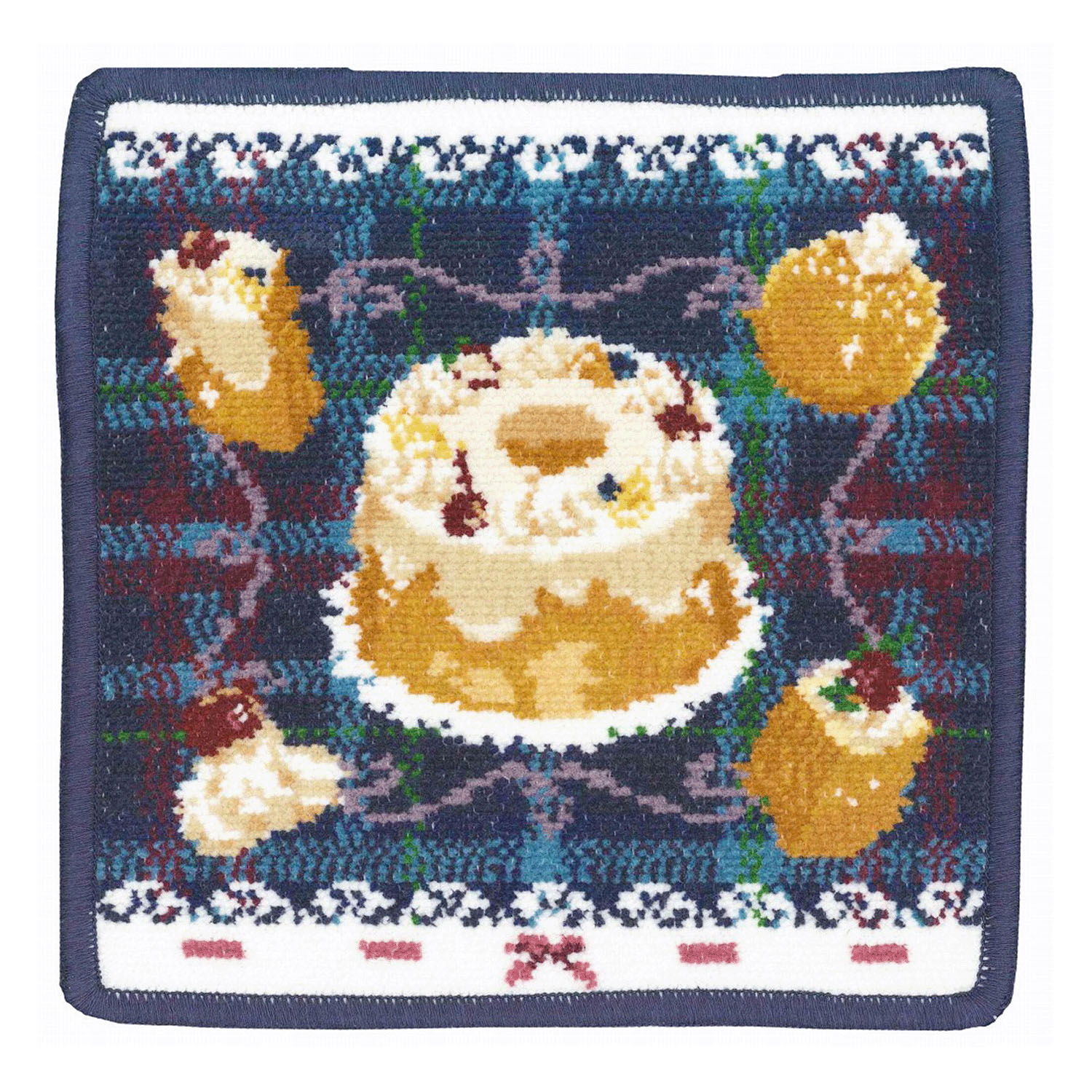 フルーツケーキ ハンカチ20×20