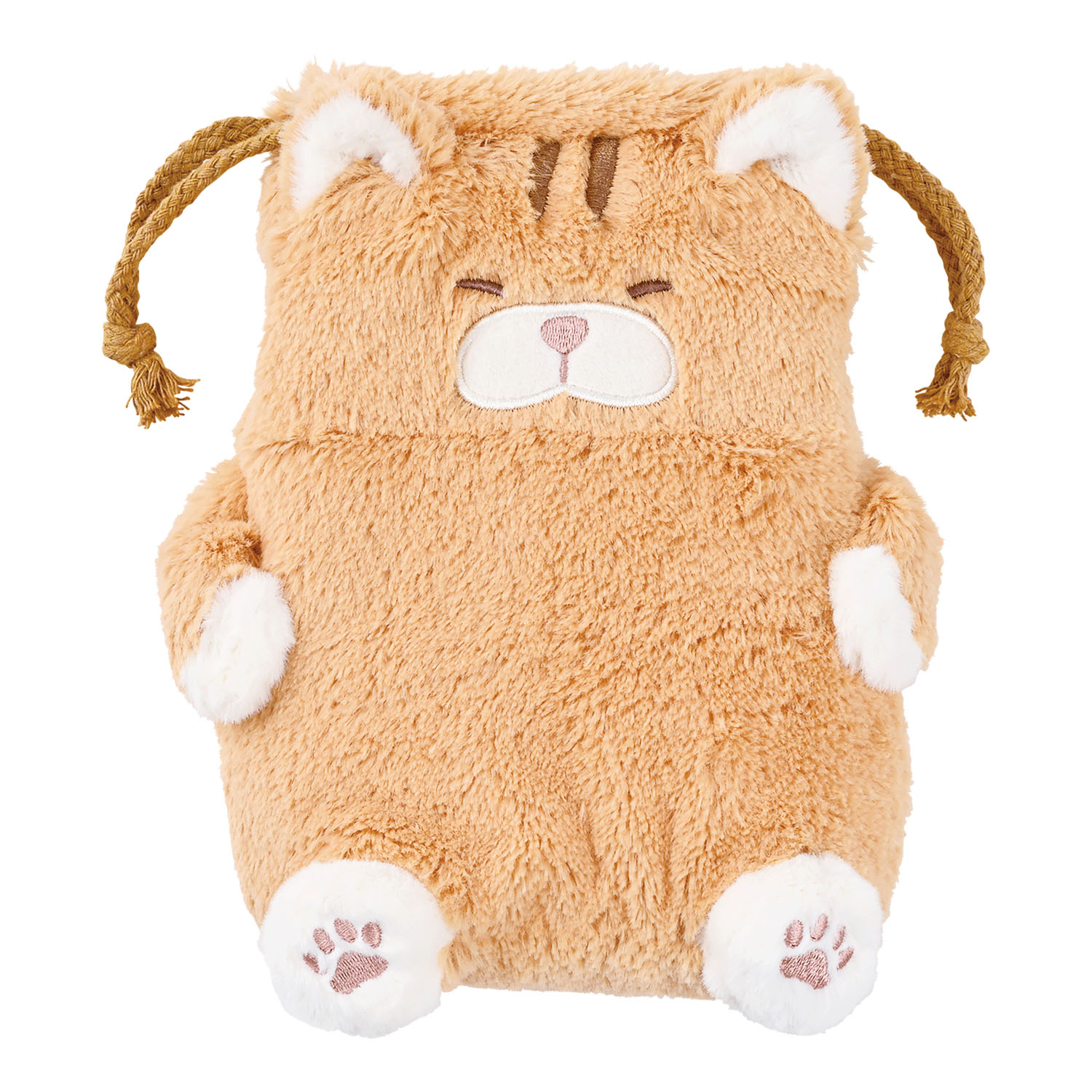 ねこ肯定感巾着 とらねこのしゃけ