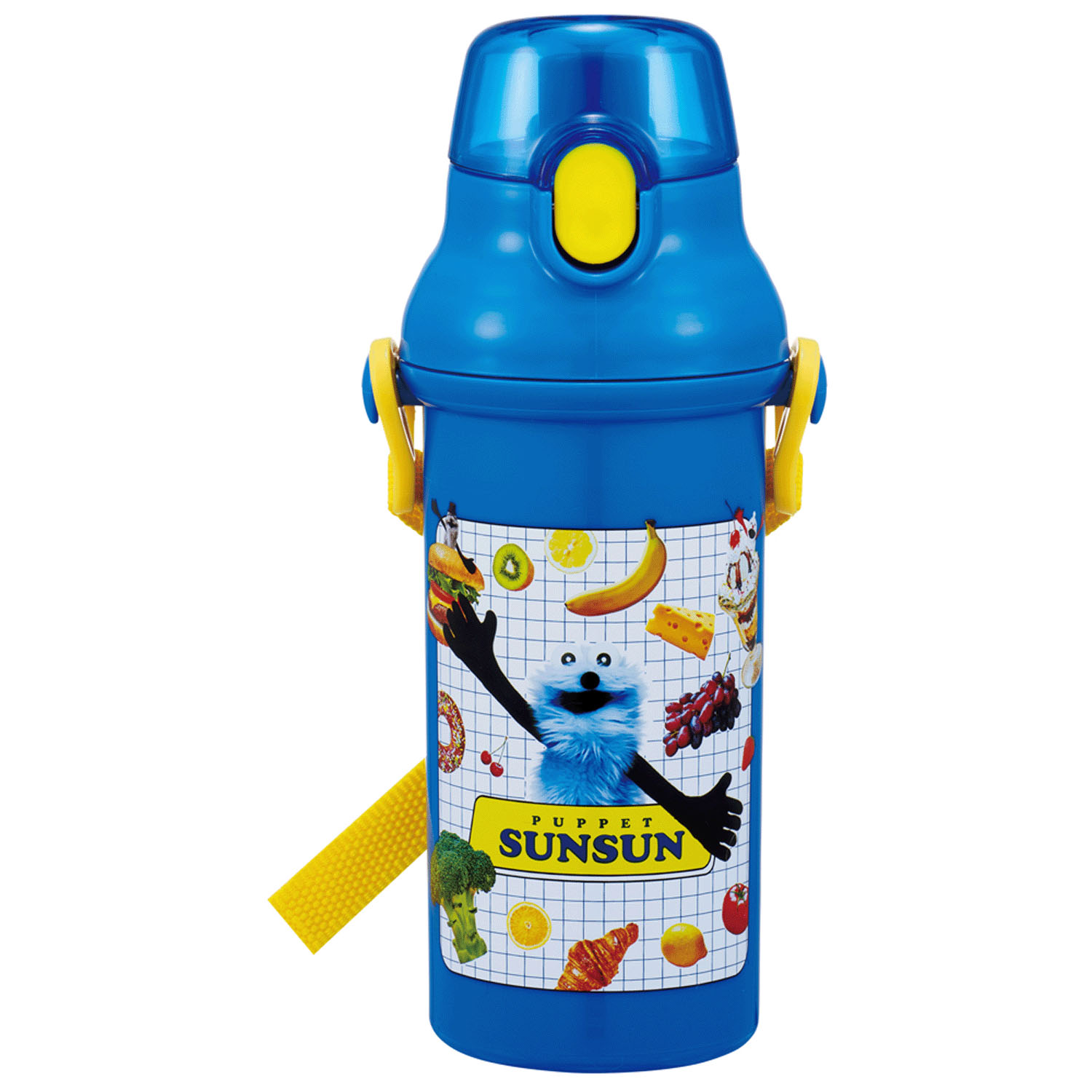 直飲みワンタッチプラスチックボトル 480ml パペットスンスン