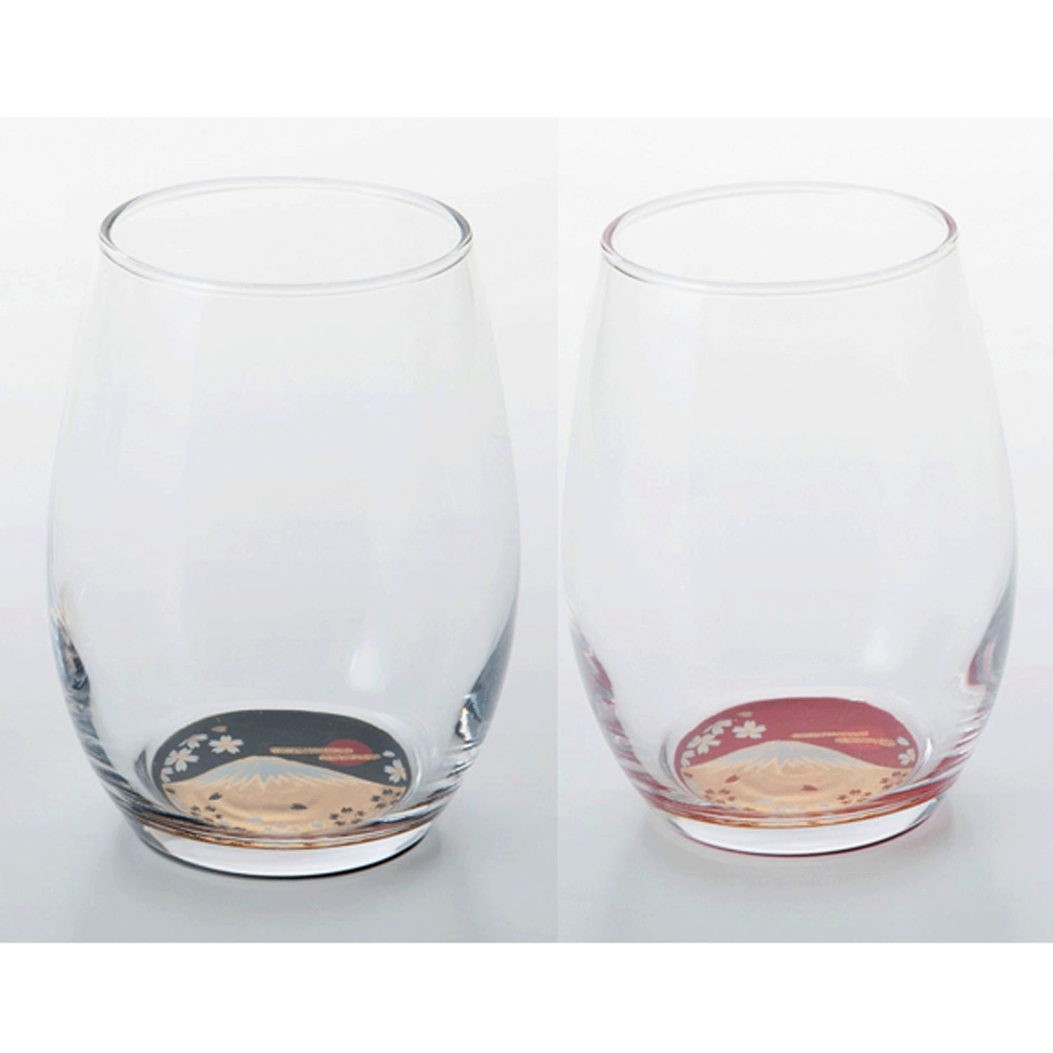 ぬりもん de Verre ダルマグラス 蒔絵 富士山