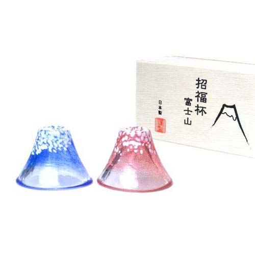 招福杯富士山青赤ペア